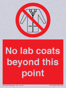 No lab coats beyond this point